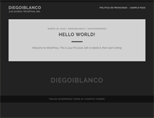 Tablet Screenshot of diegoiblanco.com